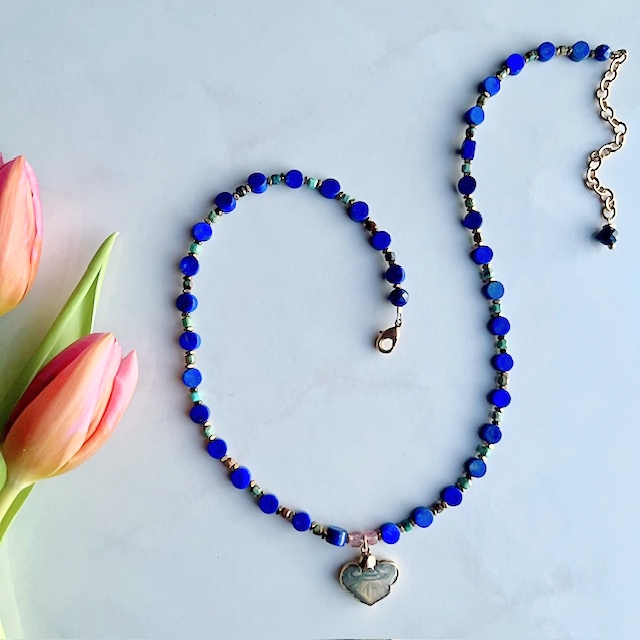 Lapis, Labradorite, Turquoise Necklace